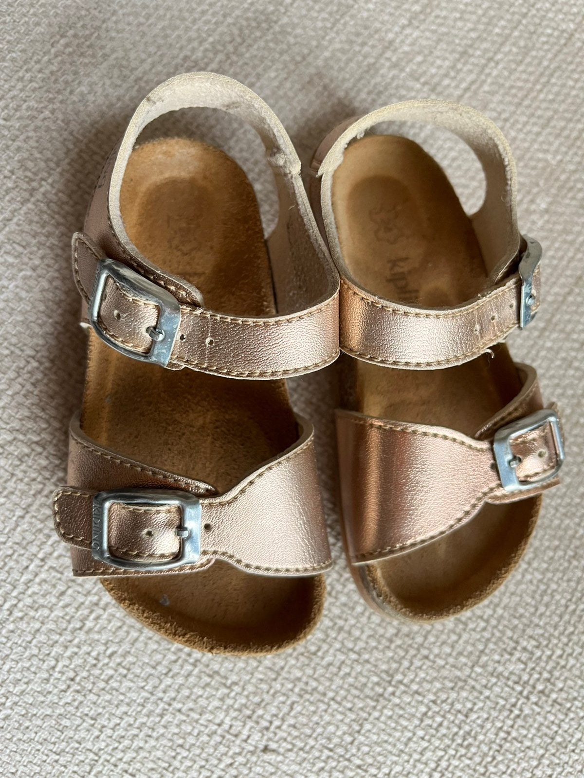 Kipling sandaaltjes brons maat 24, Ophalen, Gebruikt, Meisje, Schoenen
