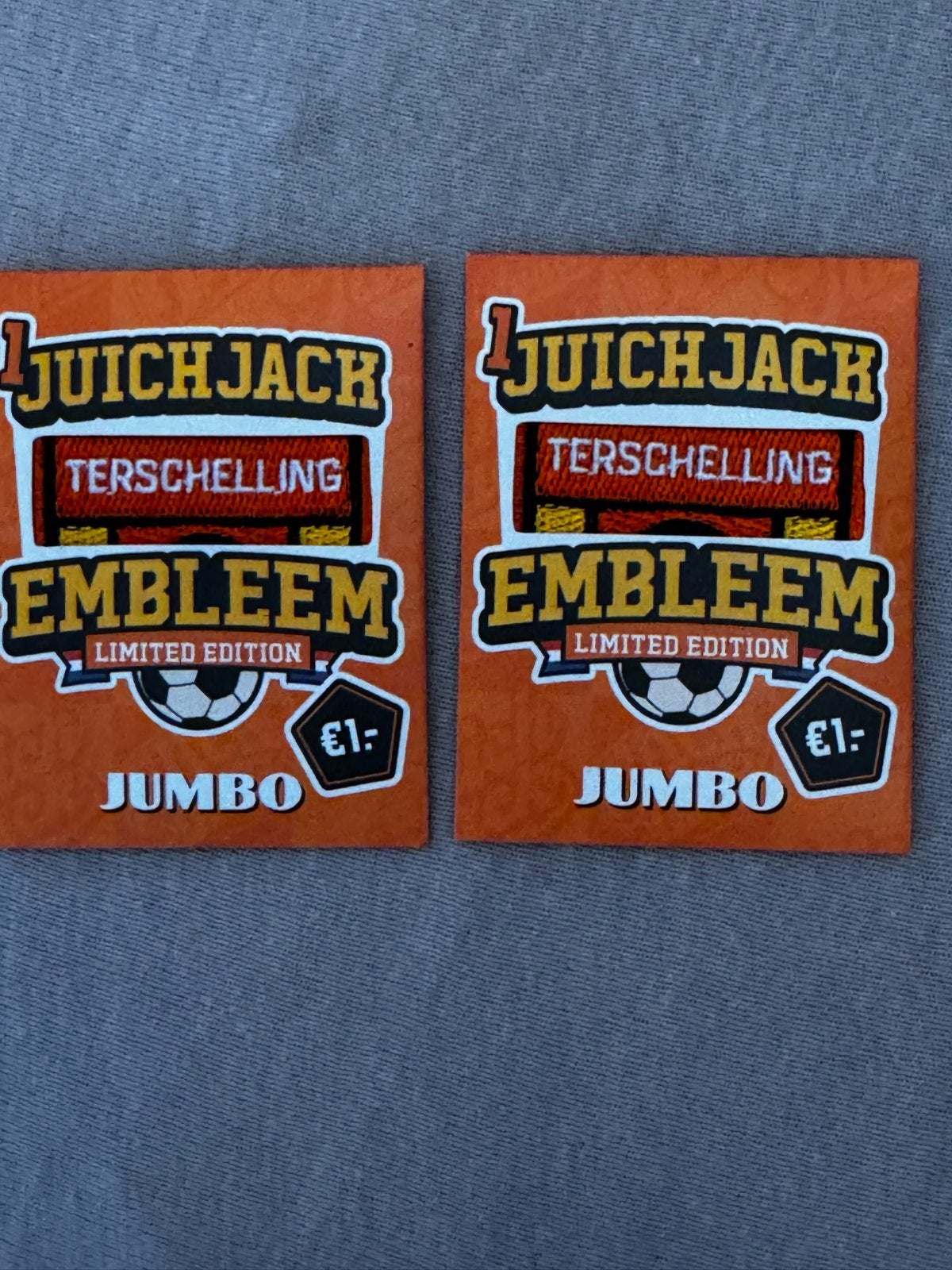 JuichJack Terschelling Embleem Limited Edition Jumbo, Verzenden, Nieuw, Winkel of Supermarkt