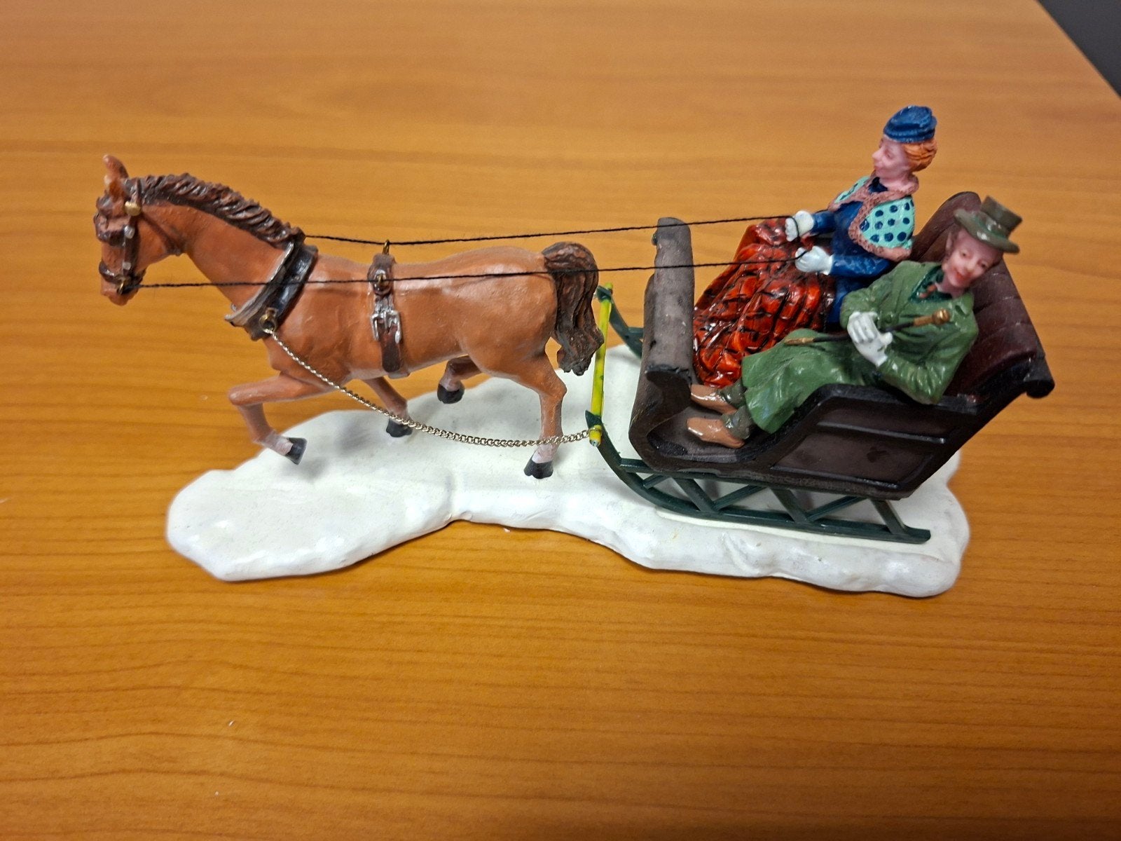 kersttafareel paard en wagen, Ophalen of Verzenden, Zo goed als nieuw