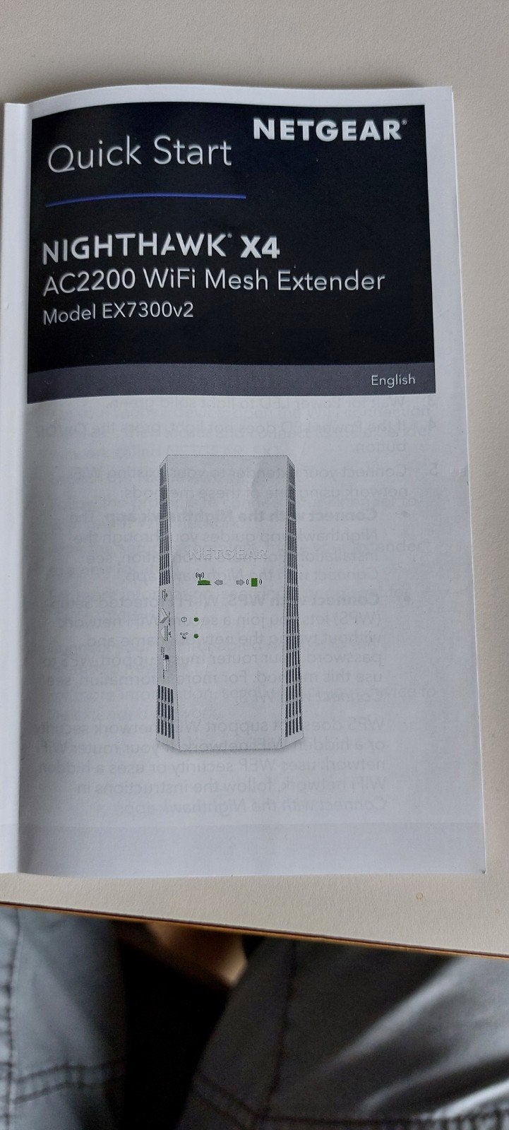 NETGEAR Nighthawk X4 AC2200 WiFi Mesh Extender EX7300v2, Ophalen, Zo goed als nieuw, NETGEAR