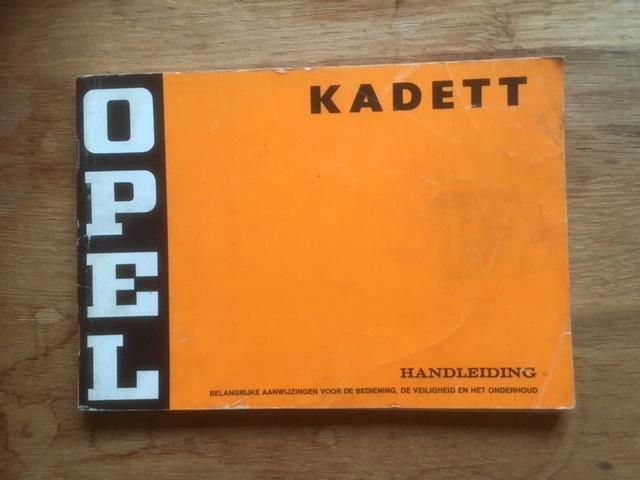 Handleiding/Instructieboekje   Opel  Kadett - C   1974    NL, Ophalen of Verzenden