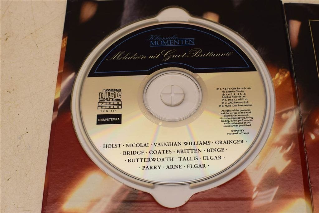 Klassieke momenten Melodieen uit groot brittannië 45871, Computers en Software, Beschrijfbare discs, Ophalen of Verzenden, Gebruikt