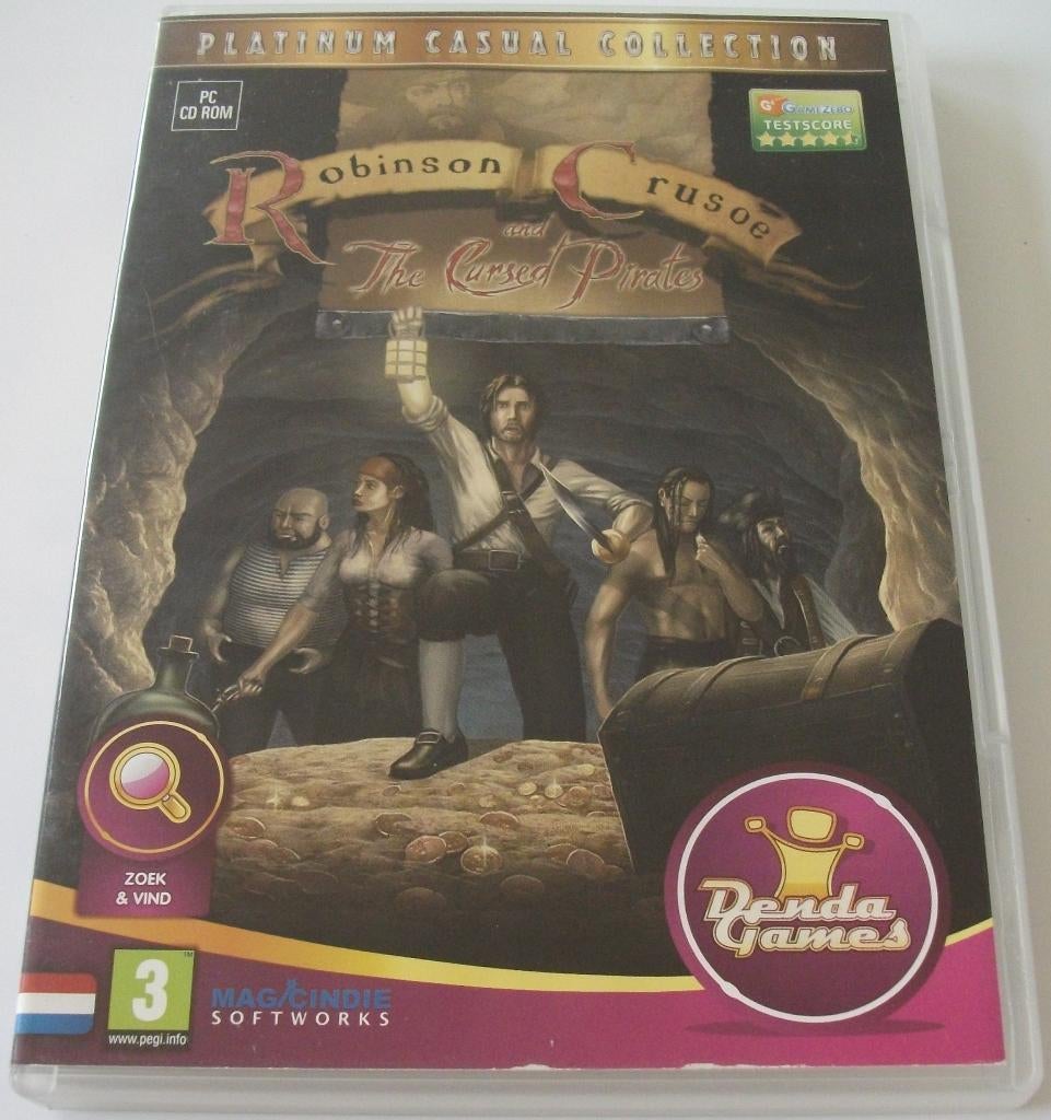 PC Game *** ROBINSON CRUSOE *** And The Cursed Pirates, Puzzel en Educatief, 1 speler, Ophalen of Verzenden, Zo goed als nieuw