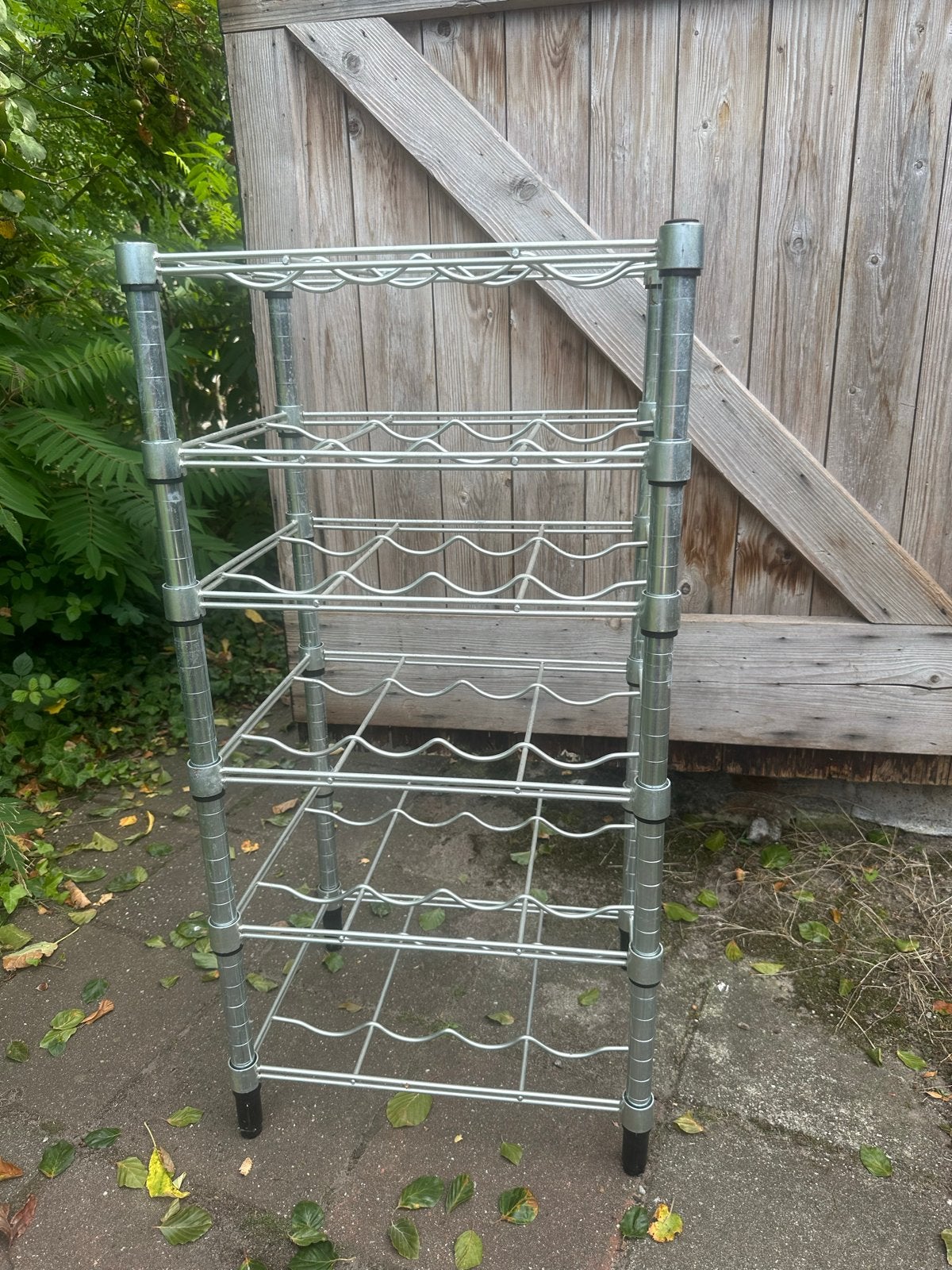 IKEA Omar flessenrek + open kast element, zo goed als nieuw, Ophalen, 15 tot 25 flessen, Zo goed als nieuw, 75 – 100