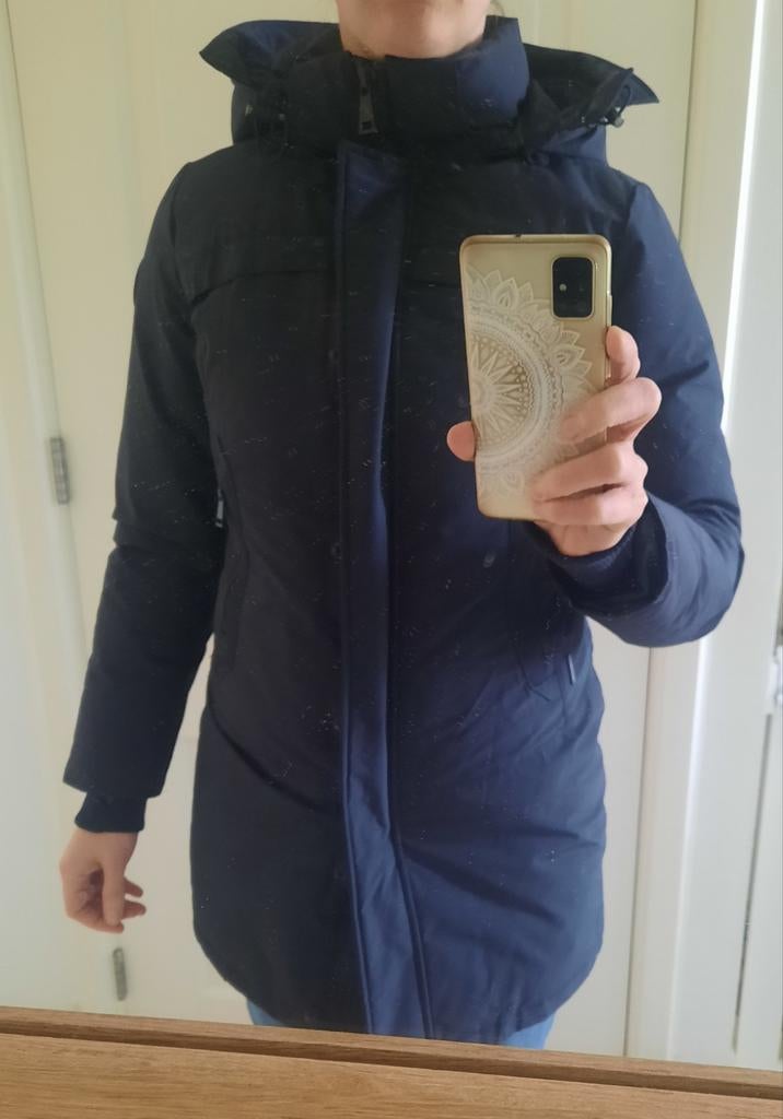 Airforce Parka maat s, Kleding | Dames, Jassen | Winter, Airforce, Blauw, Ophalen of Verzenden, Zo goed als nieuw