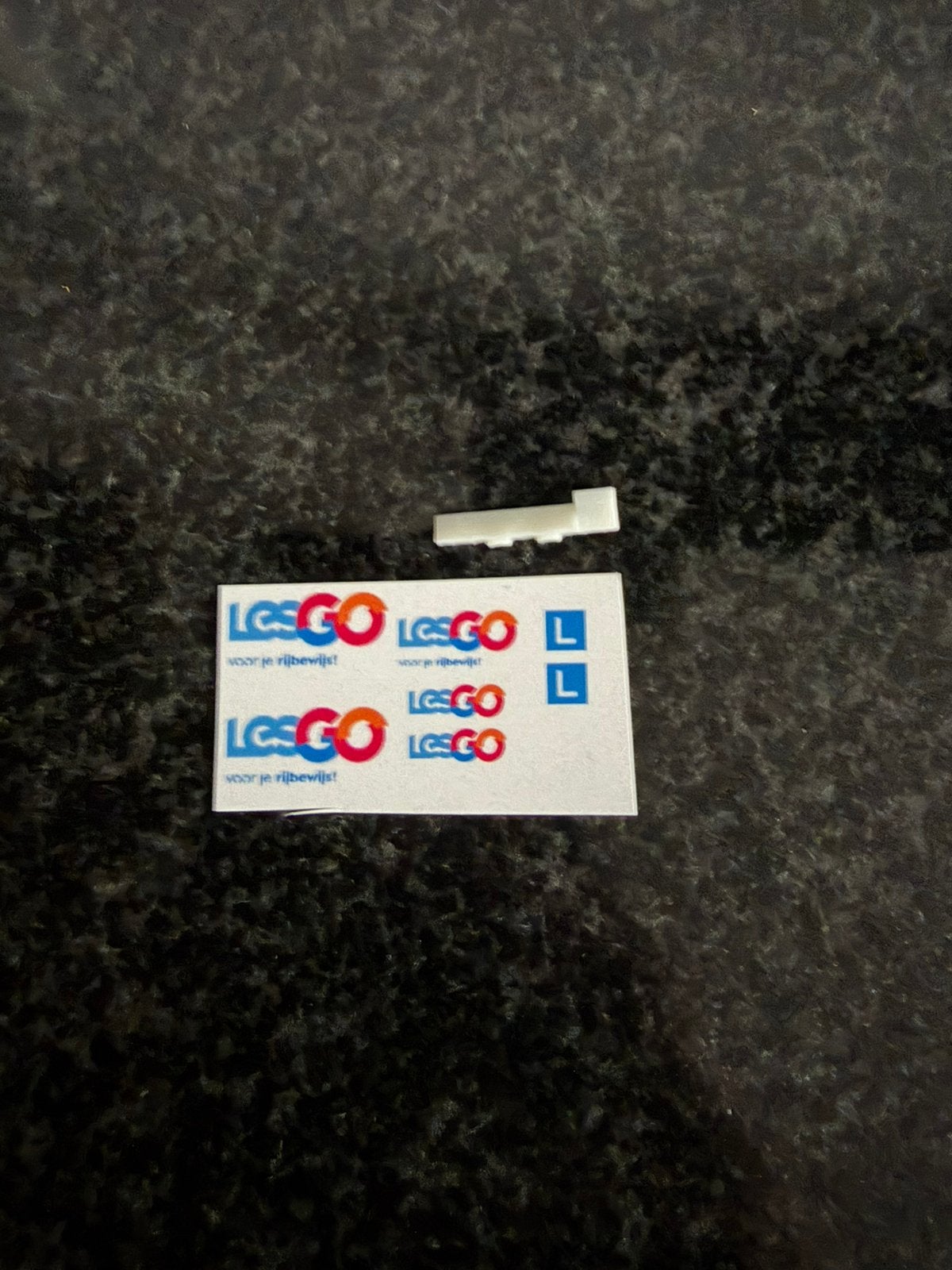 Decals transfer logo set LesGo rijschool leswagen 1:50, Verzenden, Nieuw