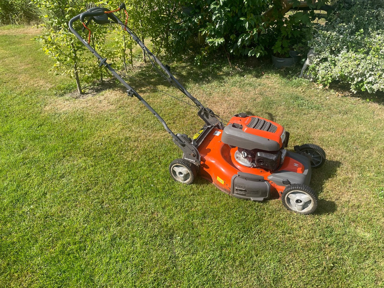 Husqvarna LC 356V Grasmaaier - Motor loopt goed, Ophalen, Cirkelmaaier, Gebruikt, Opvangbak