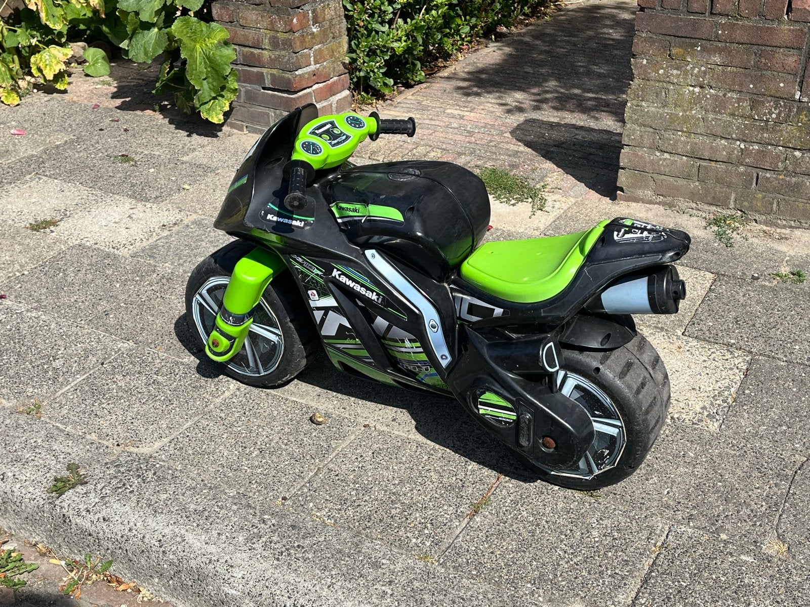Kawasaki Loopmotor - Groen/Zwart Loopvoertuig, Ophalen, Gebruikt, Loopvoertuig