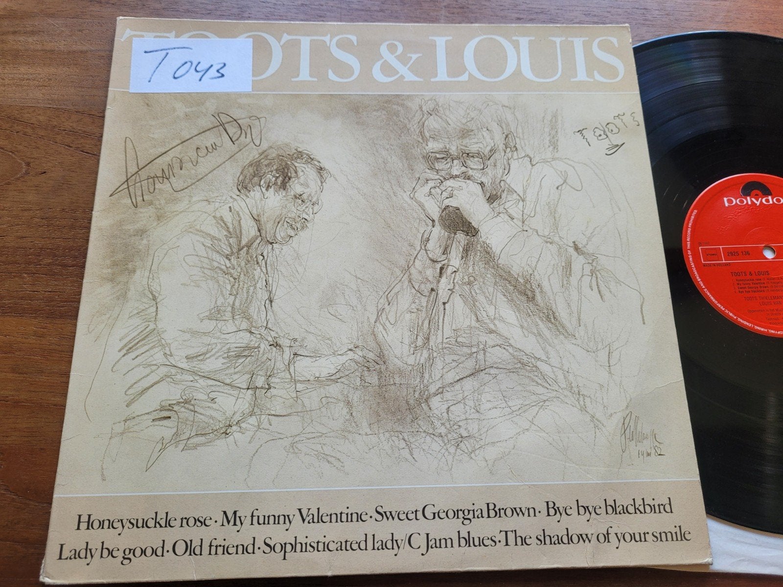 Toots & Louis - Toots Thielemans & Louis van Dijk LP, Cd's en Dvd's, Gebruikt, 1980 tot heden, Ophalen of Verzenden, 12 inch