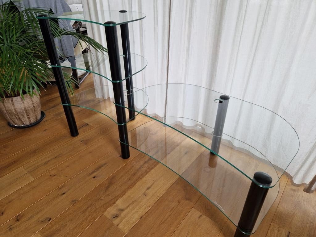 Spectral Glazen TV-meubel / Audio meubel, Huis en Inrichting, Kasten | Televisiemeubels, Ophalen, Modern design, 100 tot 150 cm