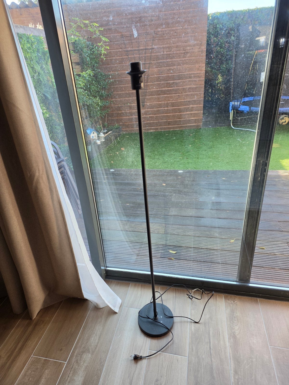 4x Van den Heuvel Zwarte Metalen Staande Lampen, Ophalen, Gebruikt, Metaal, 100 tot 150 cm