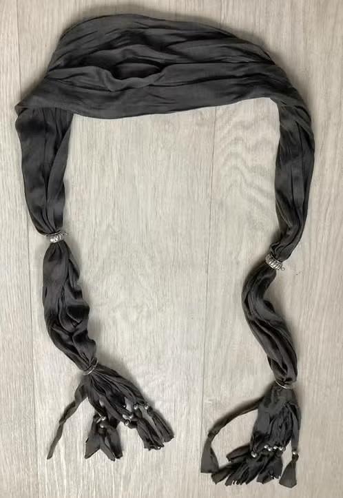 Grijze sier sjaal, Ophalen of Verzenden, Zo goed als nieuw, Maat 46/48 (XL) of groter, Sjaal
