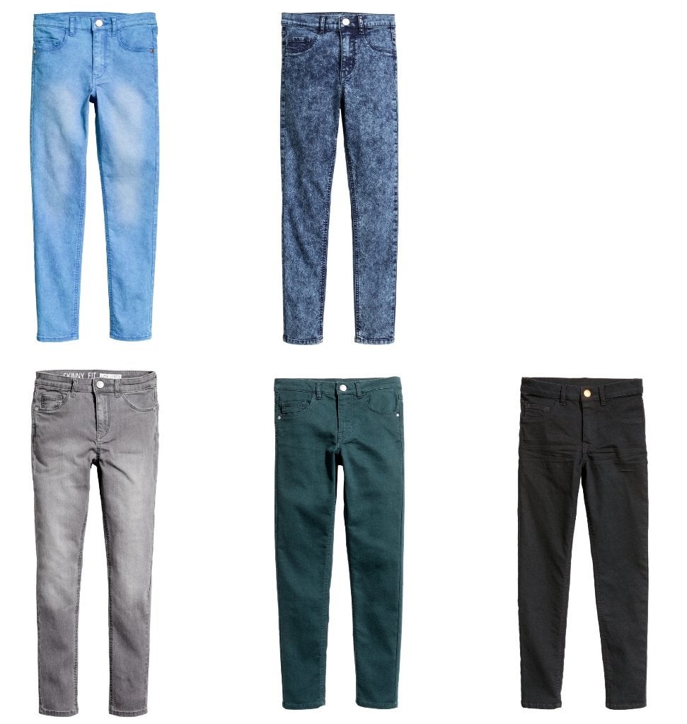 H&M set 5 broeken en jeans meisje maat 158, Broek, Meisje, H&M, Nieuw