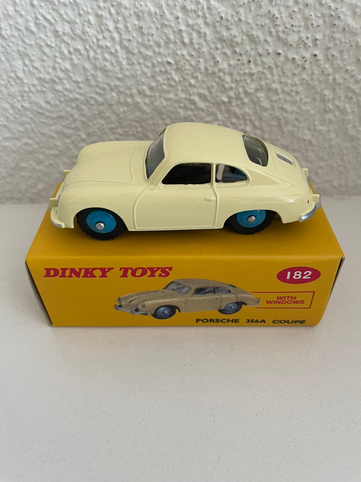 Dinky Toys 1:43 Porsche 356A 182 (Atlas), Ophalen of Verzenden, Nieuw, Auto, Dinky Toys
