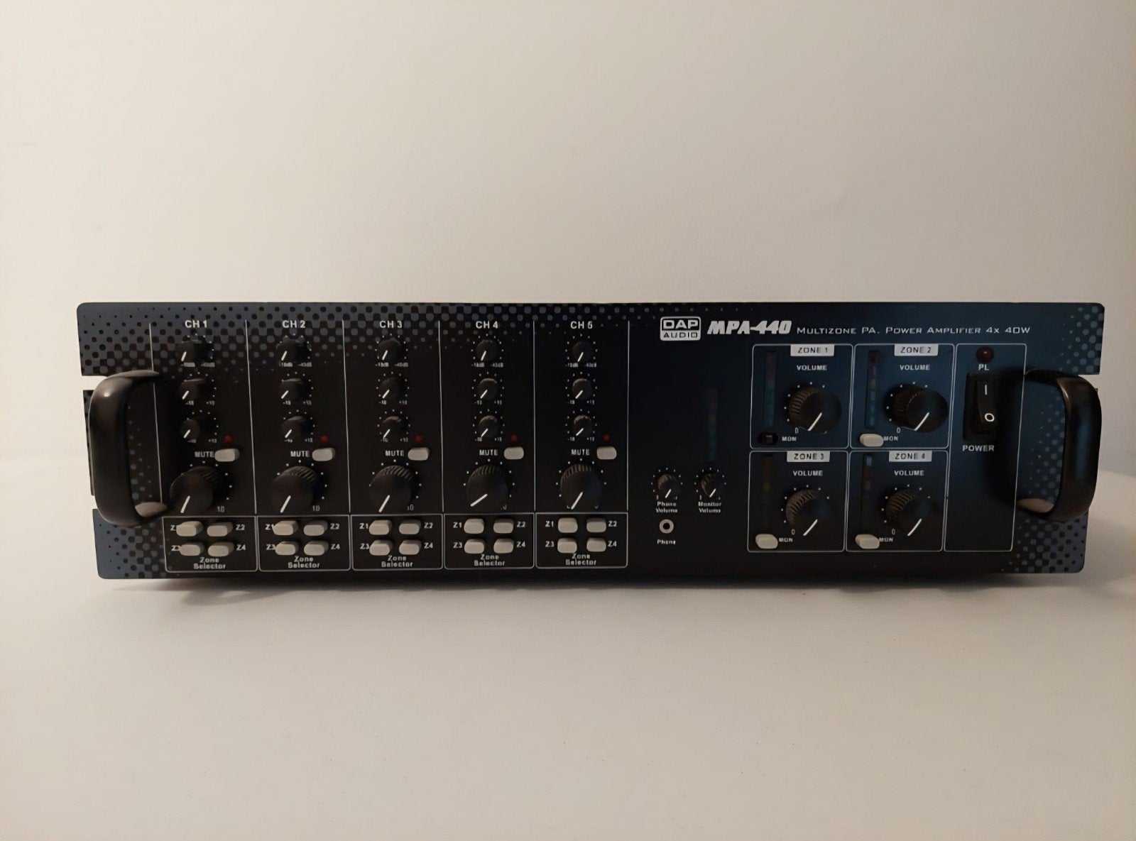 DAP Audio MPA-440 Multizone PA Power Amplifier 4x 40W, Ophalen of Verzenden, Gebruikt, Minder dan 500 watt, P.A.