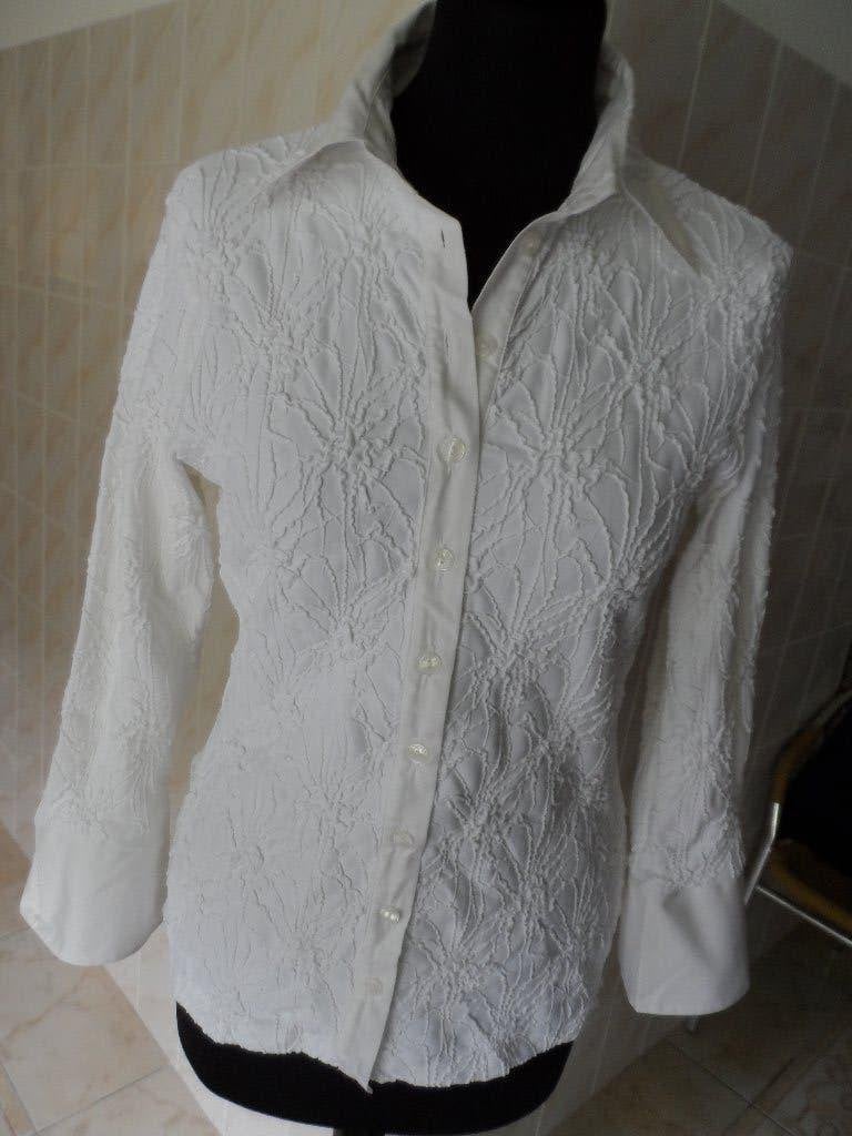 blouse van ANNE FONTAINE NIEUW, Maat 38/40 (M), Verzenden, Wit, Anne fontaine