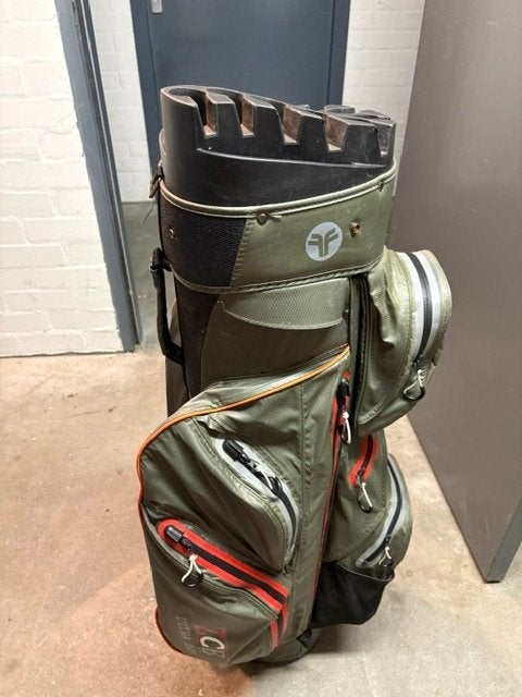 Golftas en trolley in prima staat, Ophalen, Zo goed als nieuw, Overige typen, Overige merken