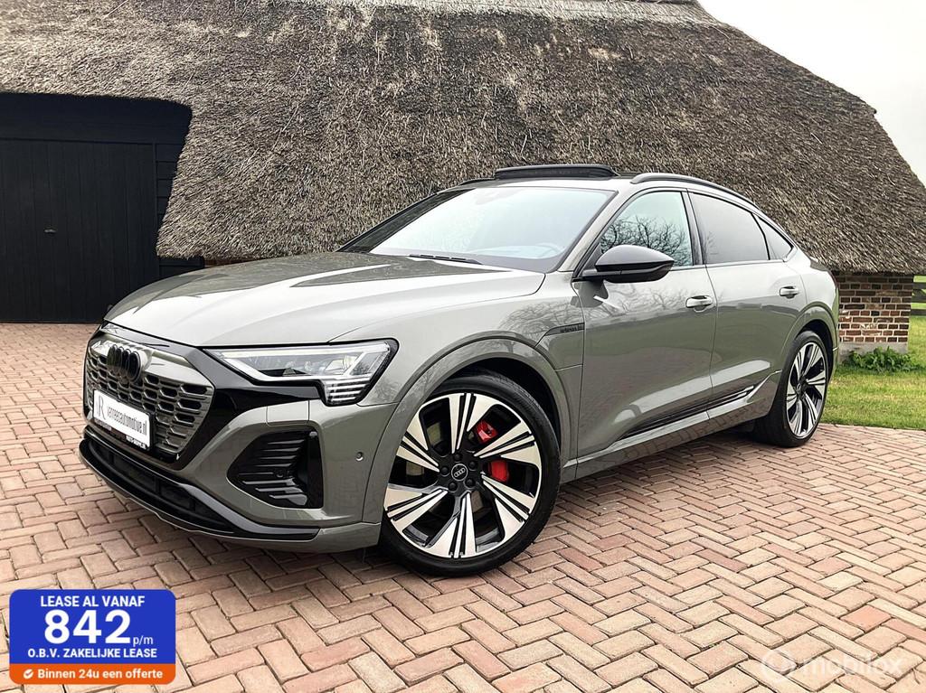 Audi Q8 Sportback e-tron 55 quattro S Edition 115 kWh First, Automaat, Zwart, Q8 e-tron, Leder