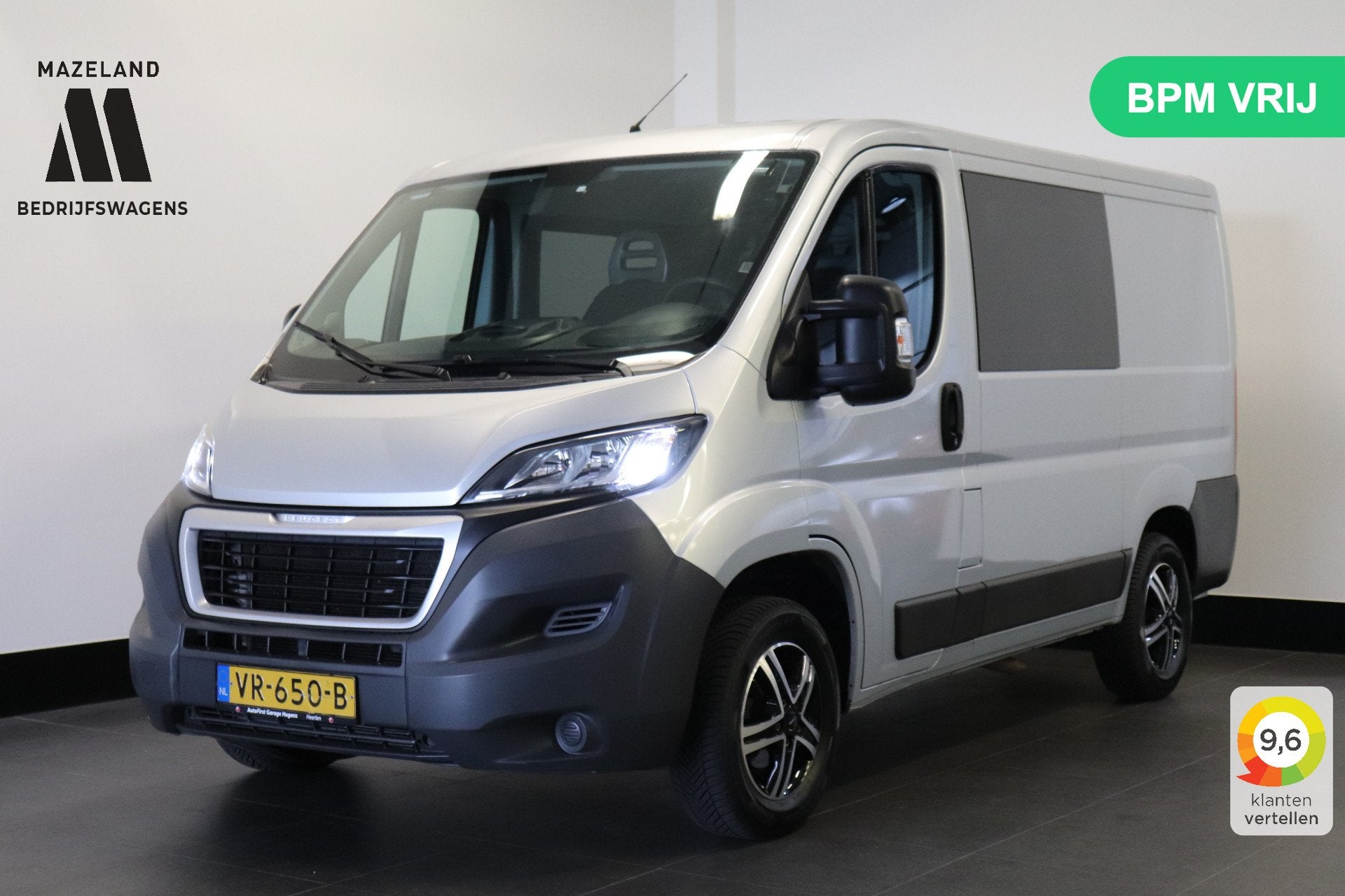 Peugeot Boxer 330 2.2 HDI Dubbel Cabine - Airco - Cruise - T, Voorwielaandrijving, Euro 5, Zwart, 4 cilinders