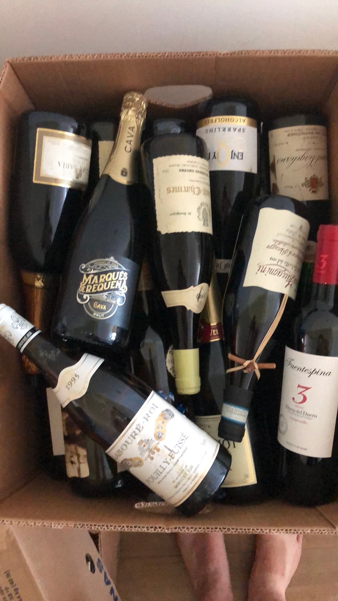 *aangepast* 50 flessen wijn / assorti / drank, Ophalen, Zo goed als nieuw, Frankrijk, Overige typen