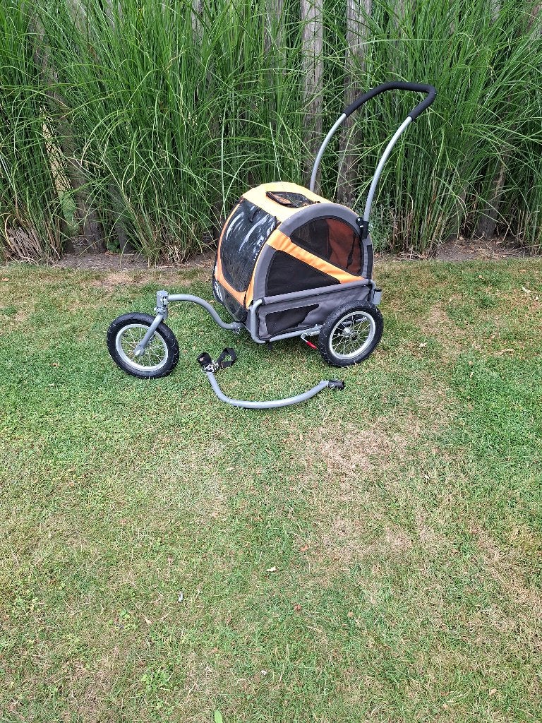 Hondenfietskar en wandelwagen in één, Ophalen, Gebruikt, Opvouwbaar, 20 tot 40 kg