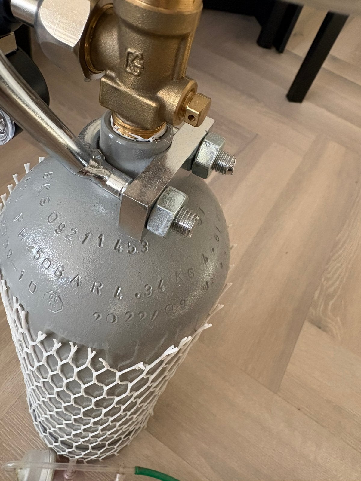 Complete co2-set met reserve fles, Dieren en Toebehoren, Ophalen, Zo goed als nieuw