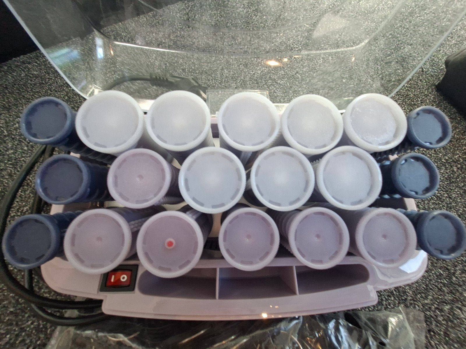 Verwarmde krulset met 20 rollers en clips, Ophalen, Gebruikt, Haarverzorging
