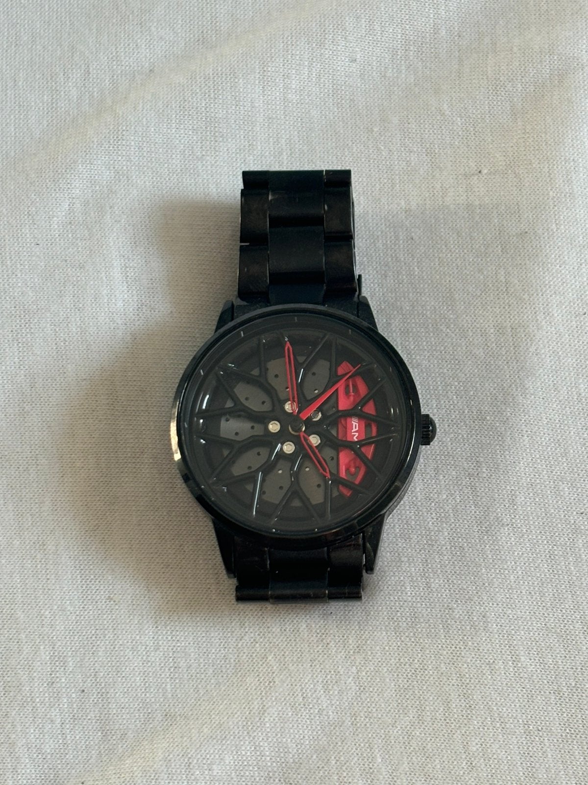 MAGNUS mercedes amg horloge roterend, Ophalen of Verzenden, Zo goed als nieuw, Polshorloge, Overige merken