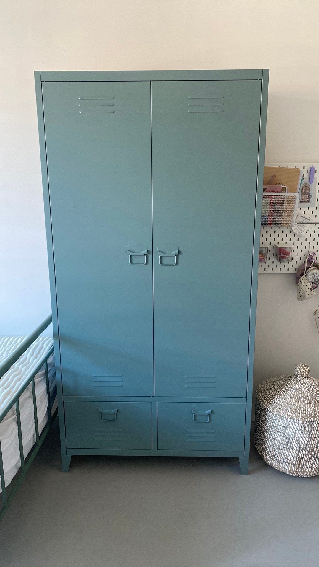 Lockerkast groen, 50 tot 100 cm, Zo goed als nieuw, Metaal, 25 tot 50 cm