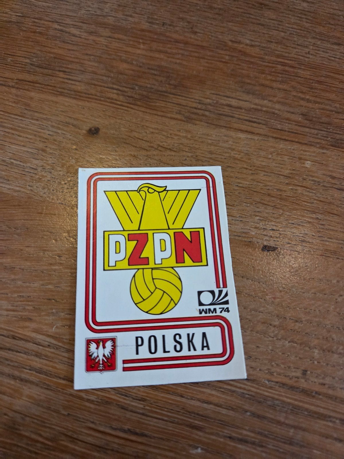 Panini WK 74 Polen, Ophalen of Verzenden, Zo goed als nieuw, Buitenlandse clubs, Poster, Plaatje of Sticker