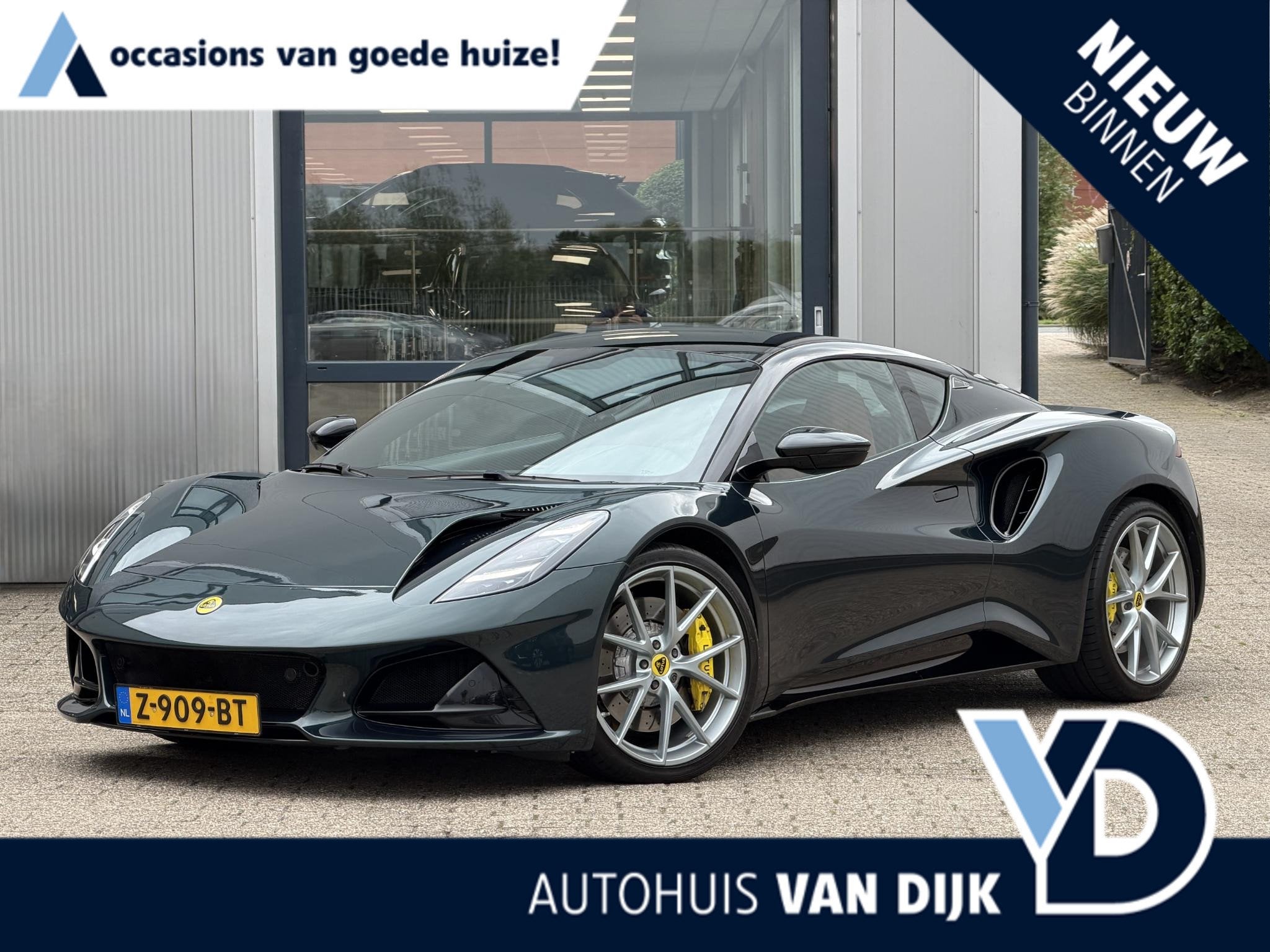 Lotus Emira 2.0 i4 First Edition | NL-Auto/Alcantara/KEF Pre, Auto's, Automaat, Gebruikt, 4 cilinders, Origineel Nederlands