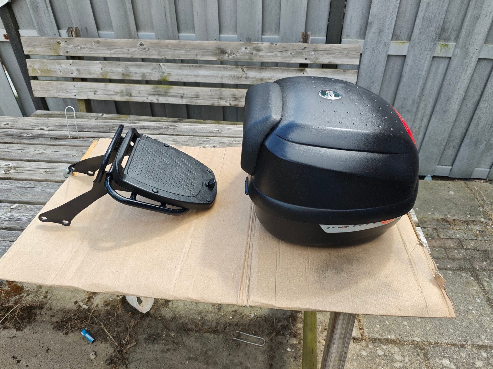 Honda cbr600 f3 topkoffer rek + koffer, Motoren, Accessoires | Koffers en Tassen, Ophalen, Gebruikt
