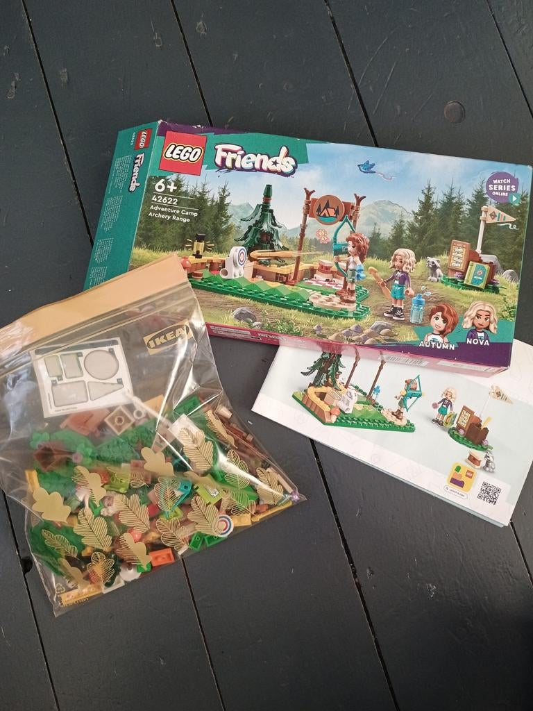 Lego Friends 42622 - Adventure Camp Archery Range, Ophalen of Verzenden, Zo goed als nieuw, Complete set, Lego