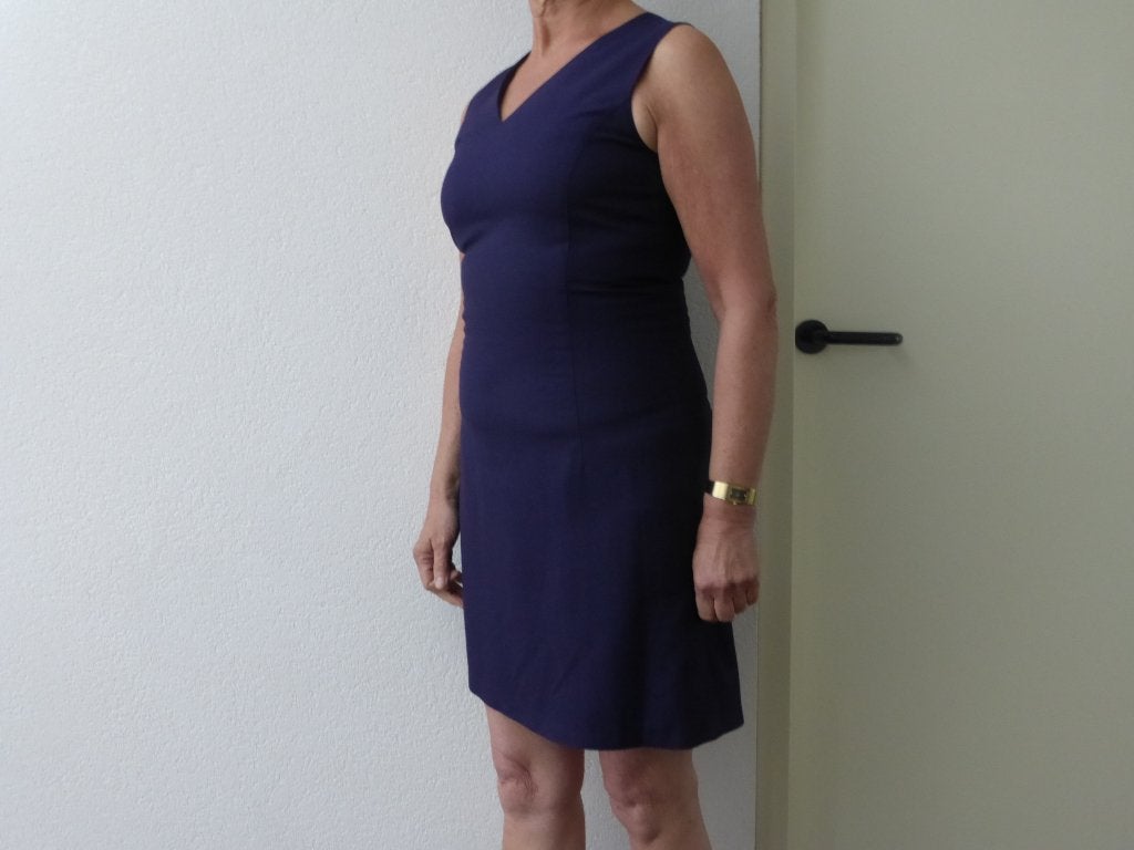 BELLISSIMA jurk + jasje maat S  paars vintage, Paars, Ophalen of Verzenden, Zo goed als nieuw, Maat 36 (S)