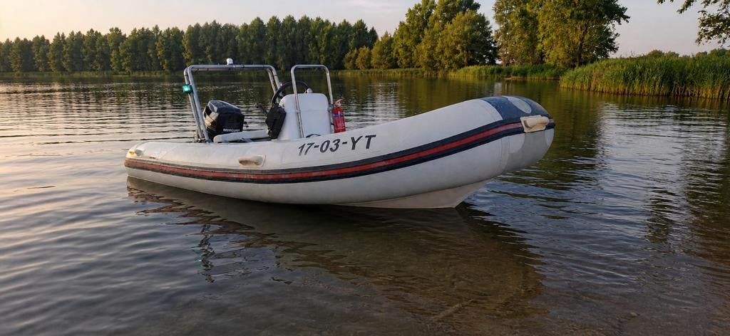 YAM 430R rib boot, Watersport en Boten, Ophalen, Aluminium, Yam, Benzine