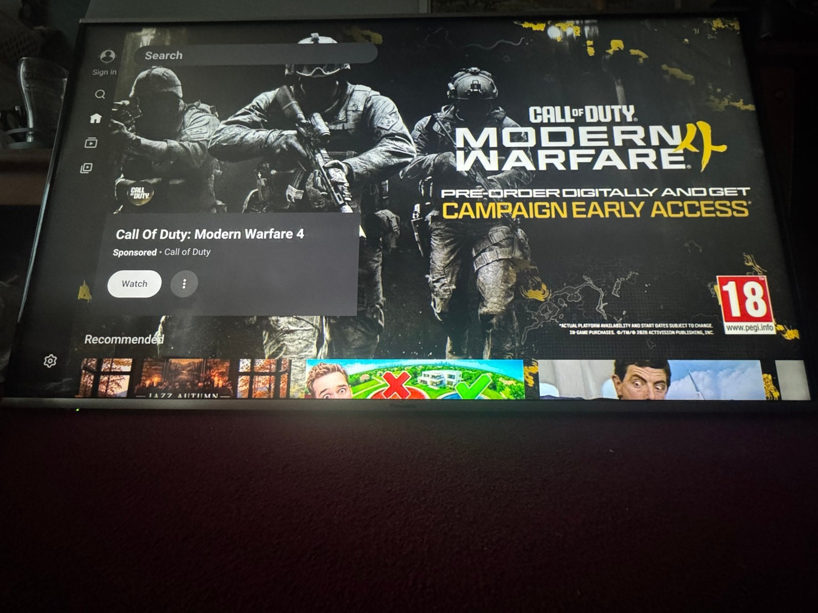 Panasonic Smart TV 55 inch met wandmontage, Ophalen, Panasonic, 50 Hz, Zo goed als nieuw