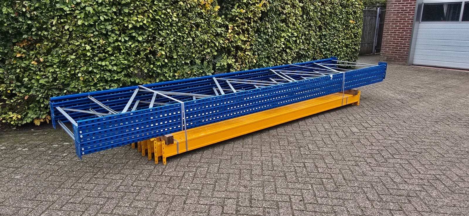 11,2 meter Esmena palletstelling , magazijnstelling, Ophalen