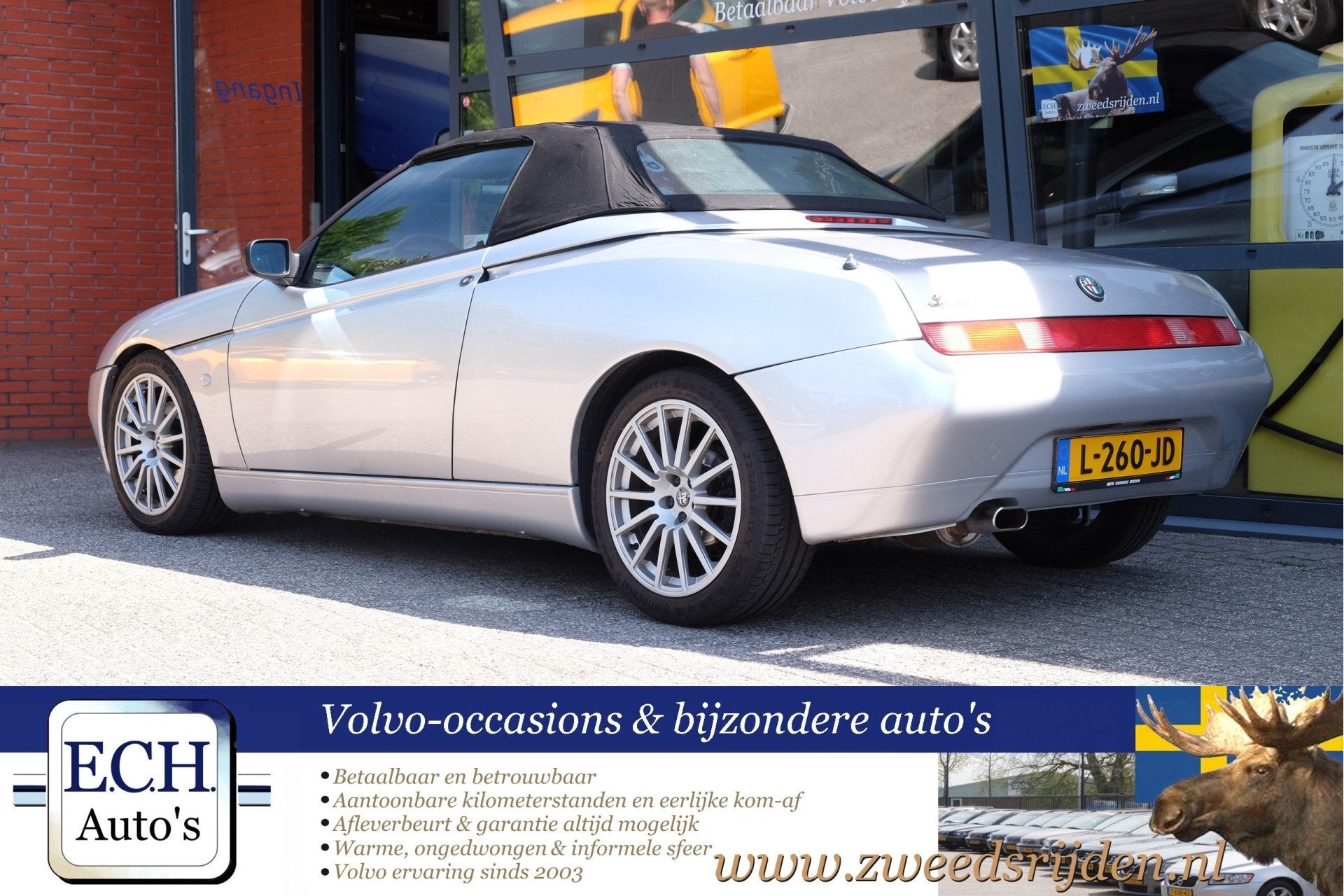 Alfa Romeo Spider 2.0-16V T.Spark,leer, 17 inch, (bj 2000), foto 4