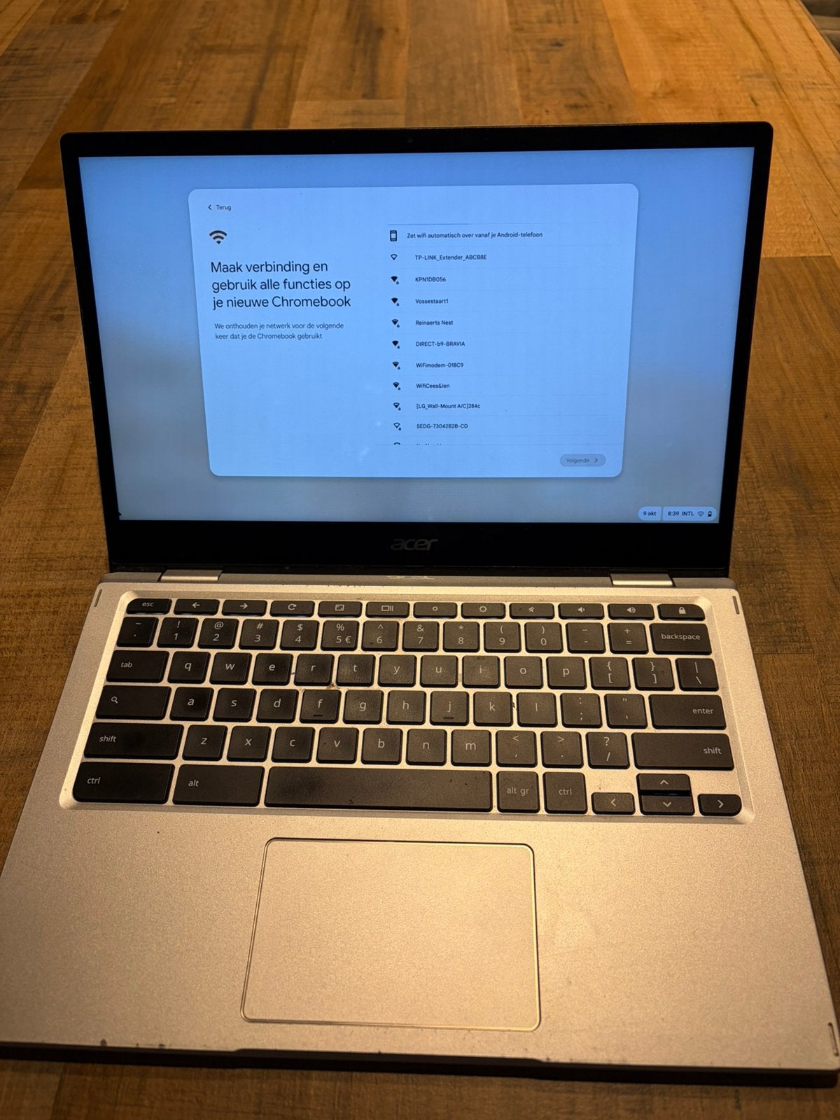 Acer Chromebook Spin CP513-1H  touchscreen, Computers en Software, 13 inch, Touchscreen, Ophalen of Verzenden, 4 GB of minder