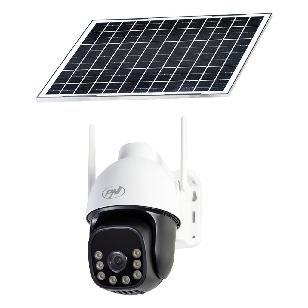 PNI IP74 Live bewakingscamera op zonne-energie + 4G AOV, Ophalen of Verzenden, Nieuw, Buitencamera