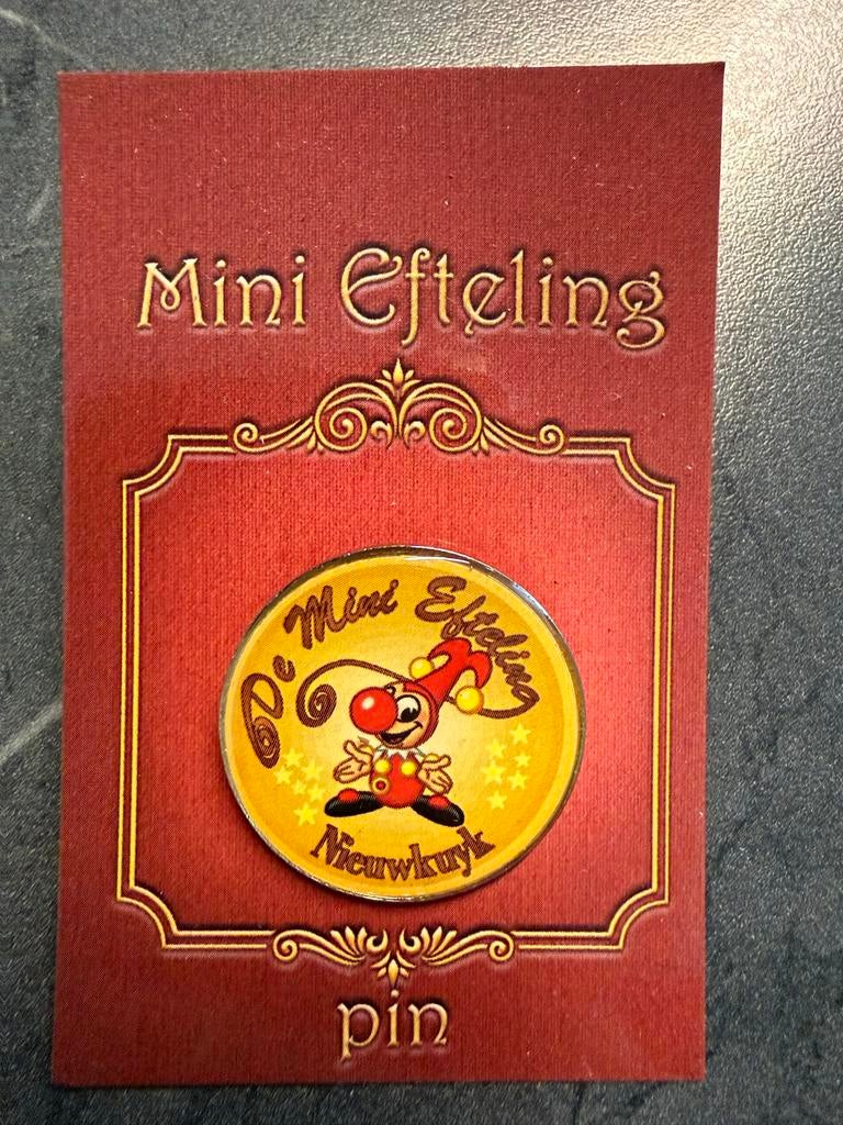Mini Efteling Pin - logo, Verzenden, Nieuw, Button of Speldje