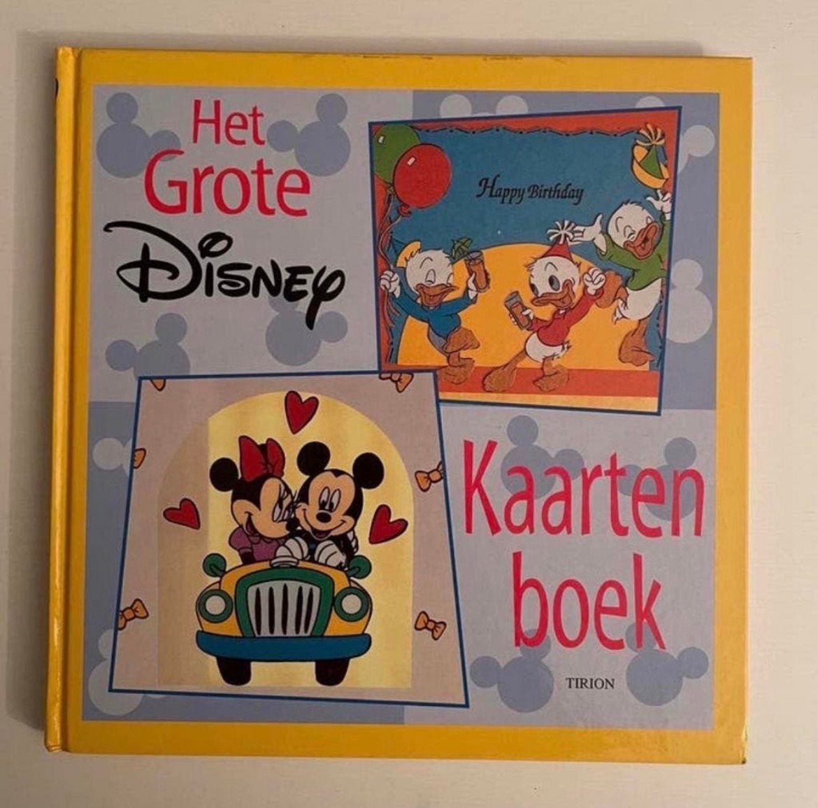 Het Grote Disney Kaartenboek - Knutselboek, Ophalen of Verzenden, Overige figuren, Zo goed als nieuw, Overige typen