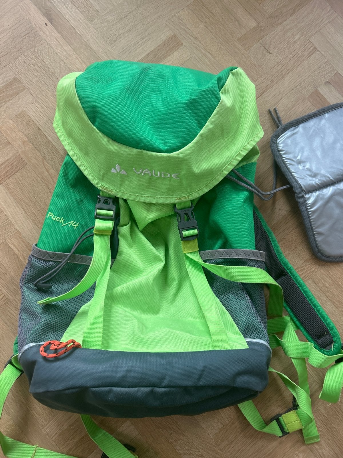 Vaude Puck 14 liter rugzak - Groen, Overige merken, Gebruikt, 25 tot 40 cm, Ophalen of Verzenden