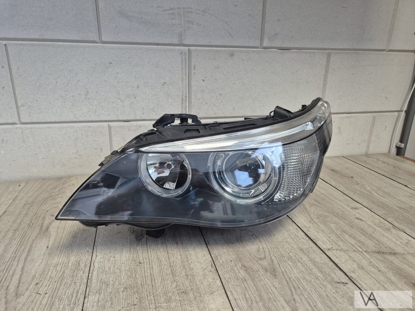 Koplamp links XENON van BMW 5 serie E60 E61 dynamic 03 - 05, Gebruikt, -, -, Ophalen of Verzenden