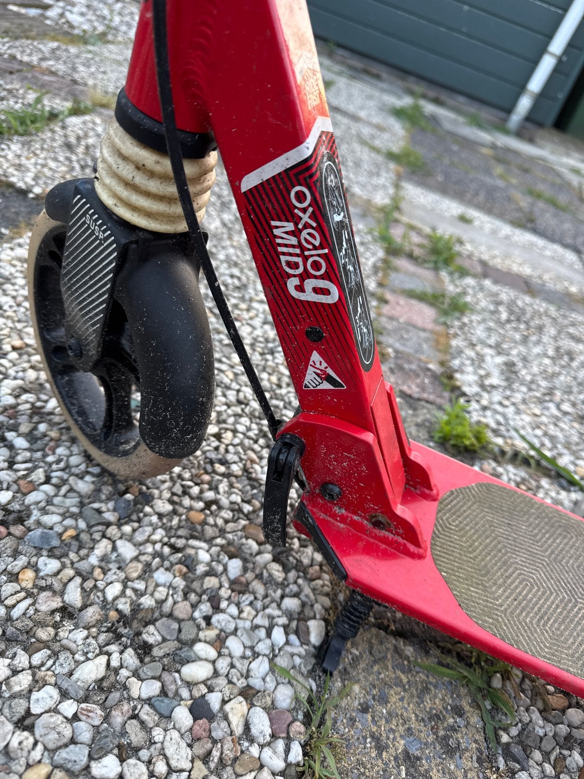 Oxelo Mid 9 Step - Rood, Gebruikt, Fietsen en Brommers, Steps, Gebruikt, Gewone step, Ophalen