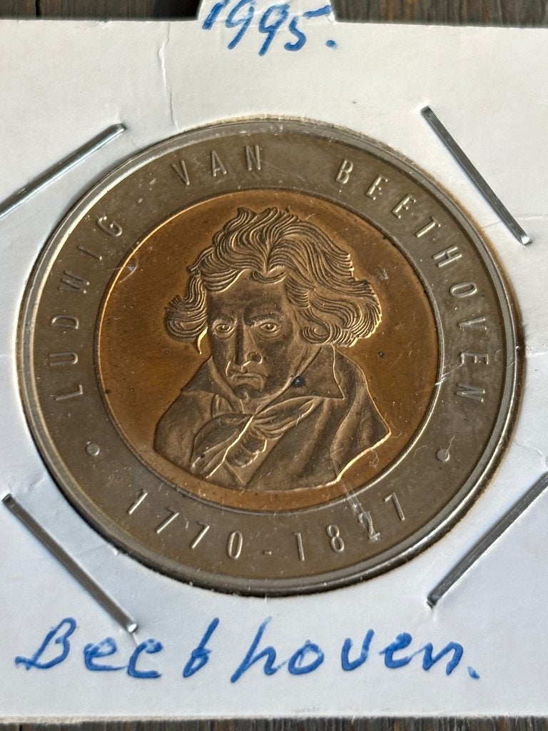 Munt Ludwig von Beethoven, Ophalen of Verzenden, Overige materialen, Buitenland