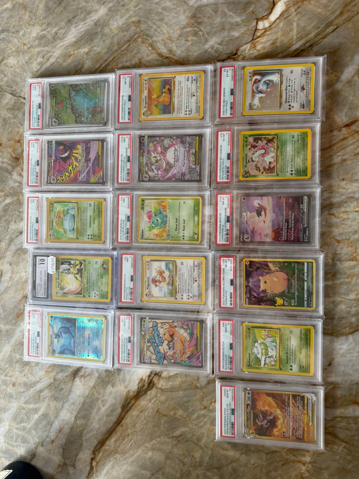 Pokemon slabs, Ophalen, Zo goed als nieuw