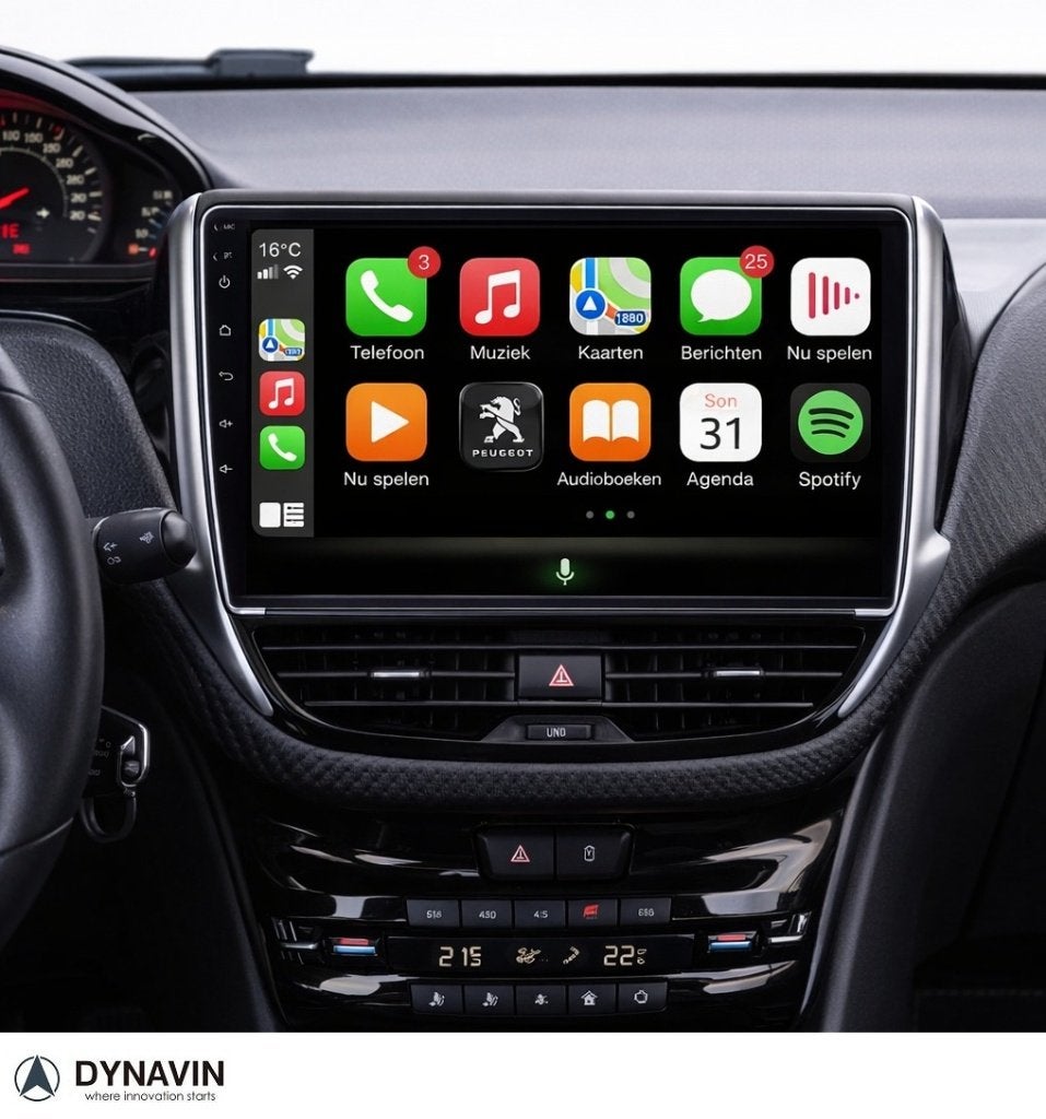 peugeot 208 autoradio navigatie carkit android auto Dynavin, Ophalen of Verzenden, Dynavin, VERKOOP@INBOUWNAVIGATIE.COM, Oberonweg 262 3208pg