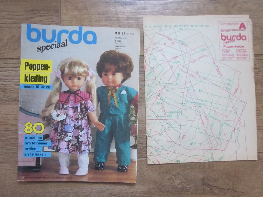 Burda Special Poppenkleding 80 modellen, Overige typen, Kind, Zo goed als nieuw, Burda