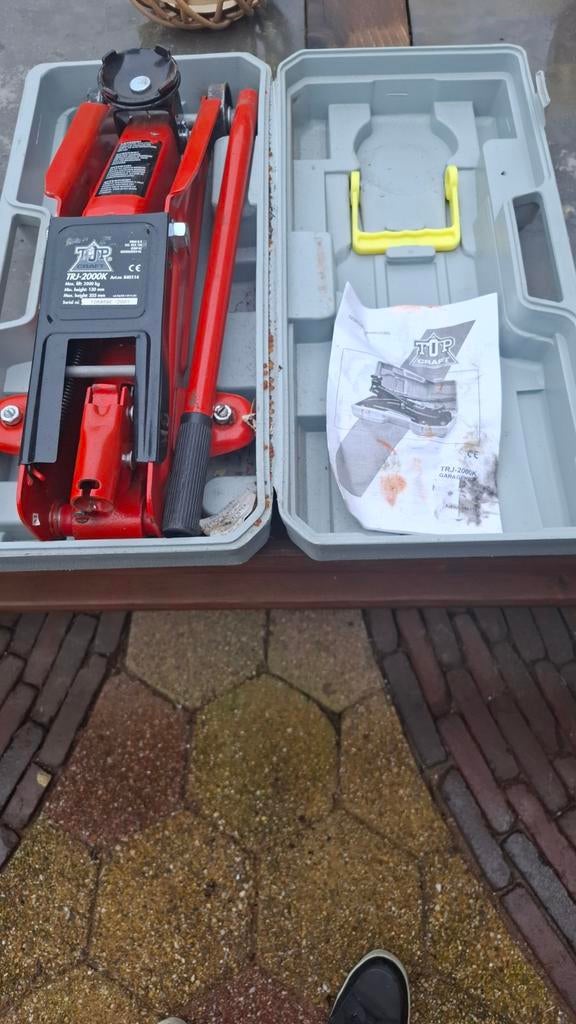 Top Craft Garagekrik - TRJ 2000K, Auto diversen, Ophalen of Verzenden, Gebruikt, Hydraulisch, Garagekrik